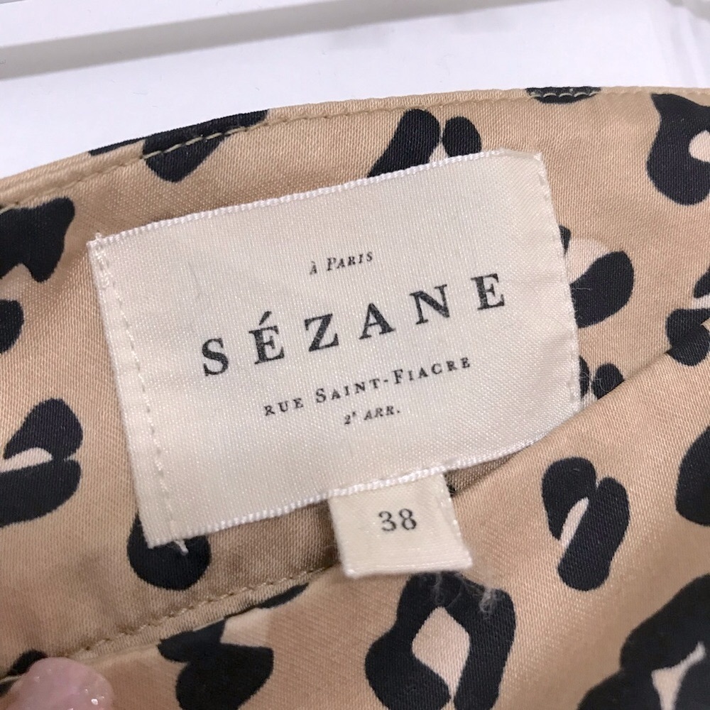 Sézane Sandy Skirt Leopard Print - Picture 6 of 9